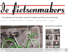 Tablet Screenshot of fietsenmakers.de