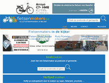 Tablet Screenshot of fietsenmakers.be